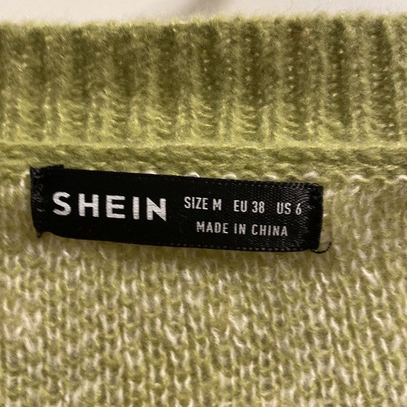 Green Patterned Sweater - Picture 2 of 2